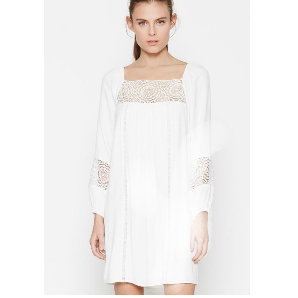 Joie Tabara White Crepe Dress~Small